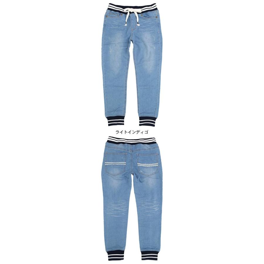 エイチティエムエル ゼロスリー パンツ HTML ZERO3 メンズ ストック ミスト デニム スウェットパンツ(Stock Mist Denim Pant HTML-PT100) | HTML03 | 02