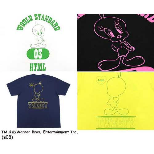 Html エイチ ティー エム エル Tweety S S Tee Collaboration Tシャツ ティーシャツ 半袖 Htm Html T067 Ice Field 通販 Yahoo ショッピング