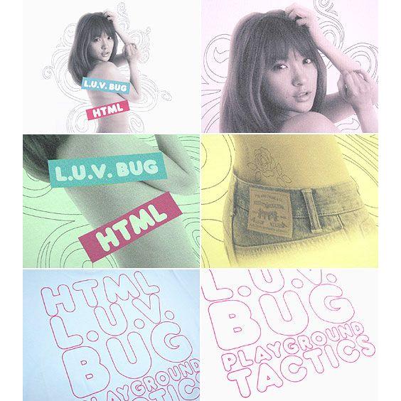 【レア物】HTML みひろ Tシャツ 2枚セット タグ付き未使用 M HTML03 html(エイチ・ティー・エム・エル)×mihiro Night S/S Tee