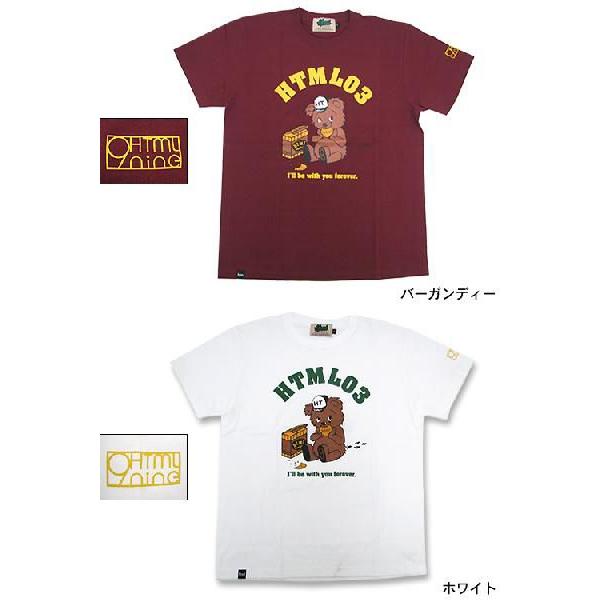 9nine×html コラボTシャツ HTML03 エイチ・ティー・エム・エル html×9nine 村田寛奈 Naughty Bear