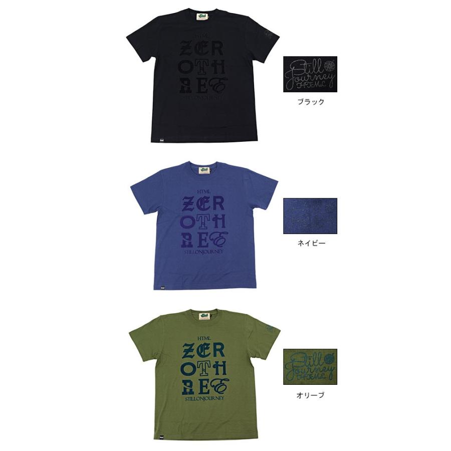 エイチティエムエル ゼロスリー HTML ZERO3 Tシャツ 半袖 メンズ バリアント レコード(Variant Record S/S Tee カットソー トップス) | HTML03 | 01
