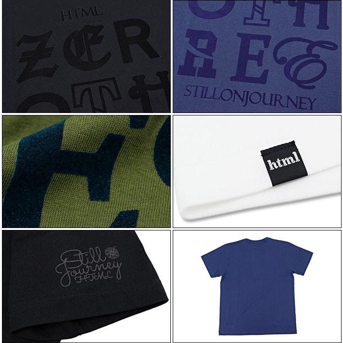 エイチティエムエル ゼロスリー HTML ZERO3 Tシャツ 半袖 メンズ バリアント レコード(Variant Record S/S Tee カットソー トップス) | HTML03 | 03