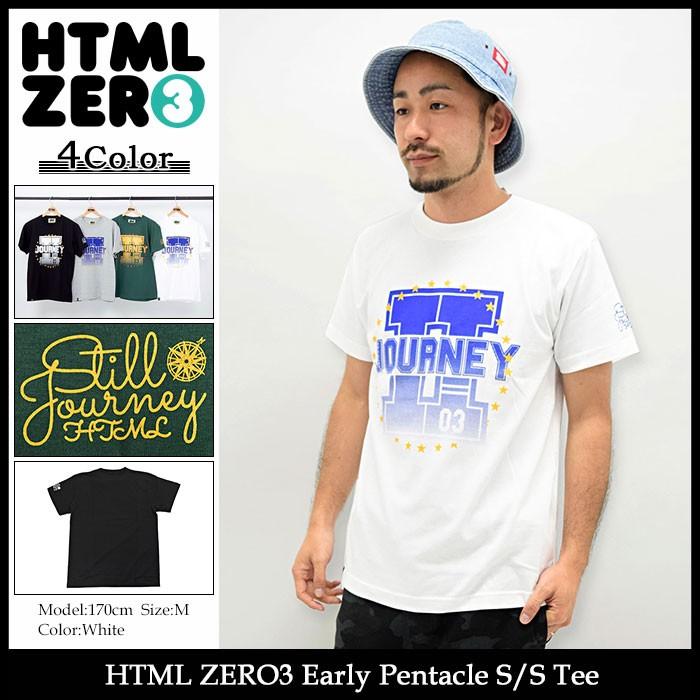エイチティエムエル ゼロスリー HTML ZERO3 Tシャツ 半袖 メンズ アーリー ペンタクル(html zero3 Early Pentacle S/S Tee トップス) | HTML03