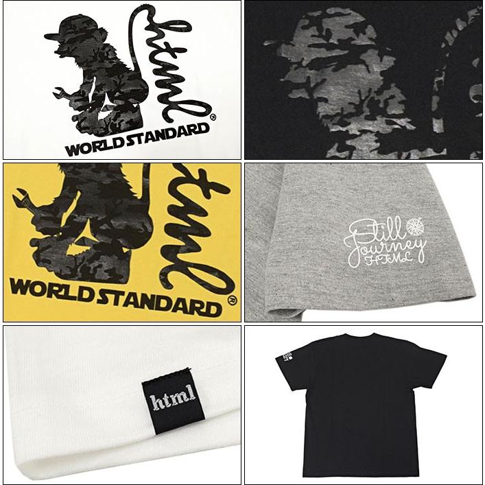 エイチティエムエル ゼロスリー HTML ZERO3 Tシャツ 半袖 メンズ ステルス モンキー(Stealth Monkey S/S Tee カットソー トップス) | HTML03 | 03