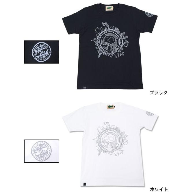 エイチティエムエル ゼロスリー HTML ZERO3 Tシャツ 半袖 メンズ & レディース ガチャピン・ムック ワールド トラベル コラボ(World Travel) | HTML03 | 01
