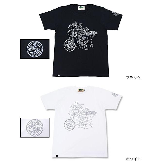 エイチティエムエル ゼロスリー HTML ZERO3 Tシャツ 半袖 メンズ & レディース ガチャピン・ムック ロサンゼルス トラベル コラボ(LA Travel) | HTML03 | 01