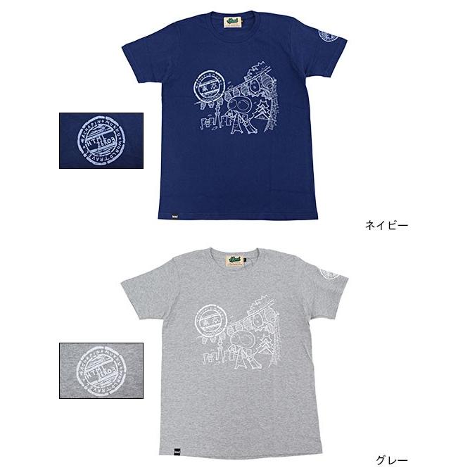 エイチティエムエル ゼロスリー HTML ZERO3 Tシャツ 半袖 メンズ & レディース ガチャピン・ムック トウキョウ トラベル(Tokyo Travel Tee) | HTML03 | 02
