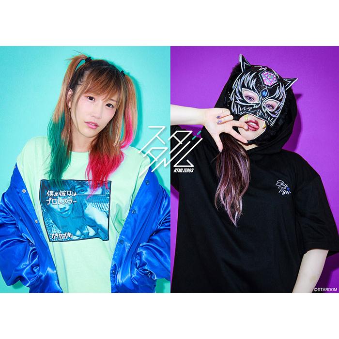 12月下旬発送予定 HTML ZERO3×STARDOM Tシャツ 半袖 スターライト