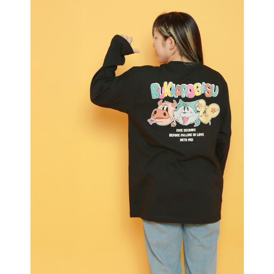スターダム　STARDOM　星来芽依　BUKKOROGASU Tシャツ　L HTML03 HTML ZERO3×STARDOM 星来芽依 コラボ ロンT Tシャツ 長袖