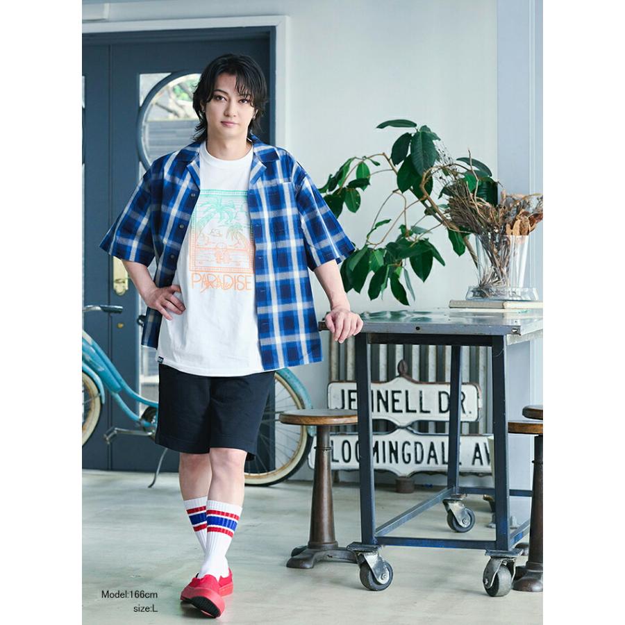 エイチティエムエル ゼロスリー Tシャツ 半袖 HTML ZERO3 メンズ ガチャピン・ムック サンセット コラボ ( Sunset Tee HTML-T628 )[M便 1/1] | HTML03 | 04