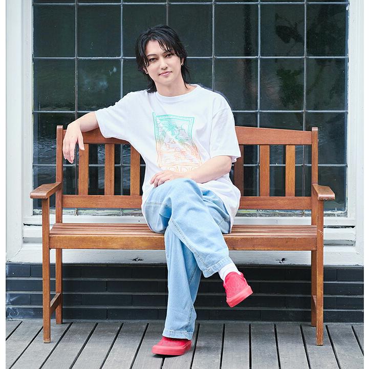 エイチティエムエル ゼロスリー Tシャツ 半袖 HTML ZERO3 メンズ ガチャピン・ムック サンセット コラボ ( Sunset Tee HTML-T628 )[M便 1/1] | HTML03 | 06