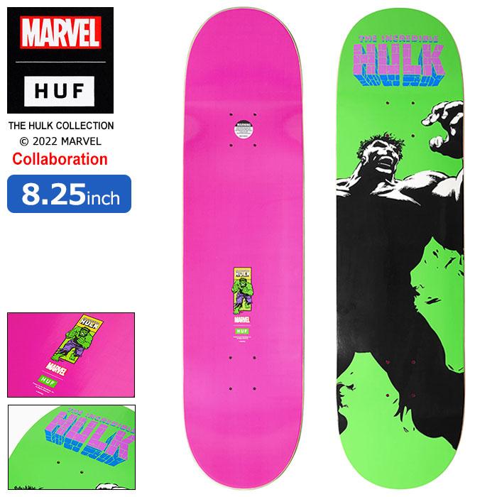 ハフ スケボー スケートボード デッキ HUF 8.25インチ MARVEL HULK