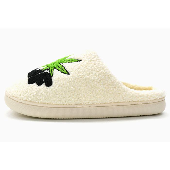 HUF（ハフ） サンダル メンズ 男性用 ファジー スリッパ Natural ( HUF
