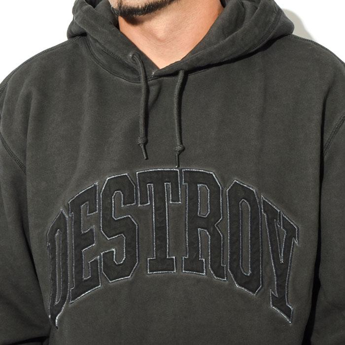 HUF ハフ パーカー プルオーバー メンズ デストロイ リビルド