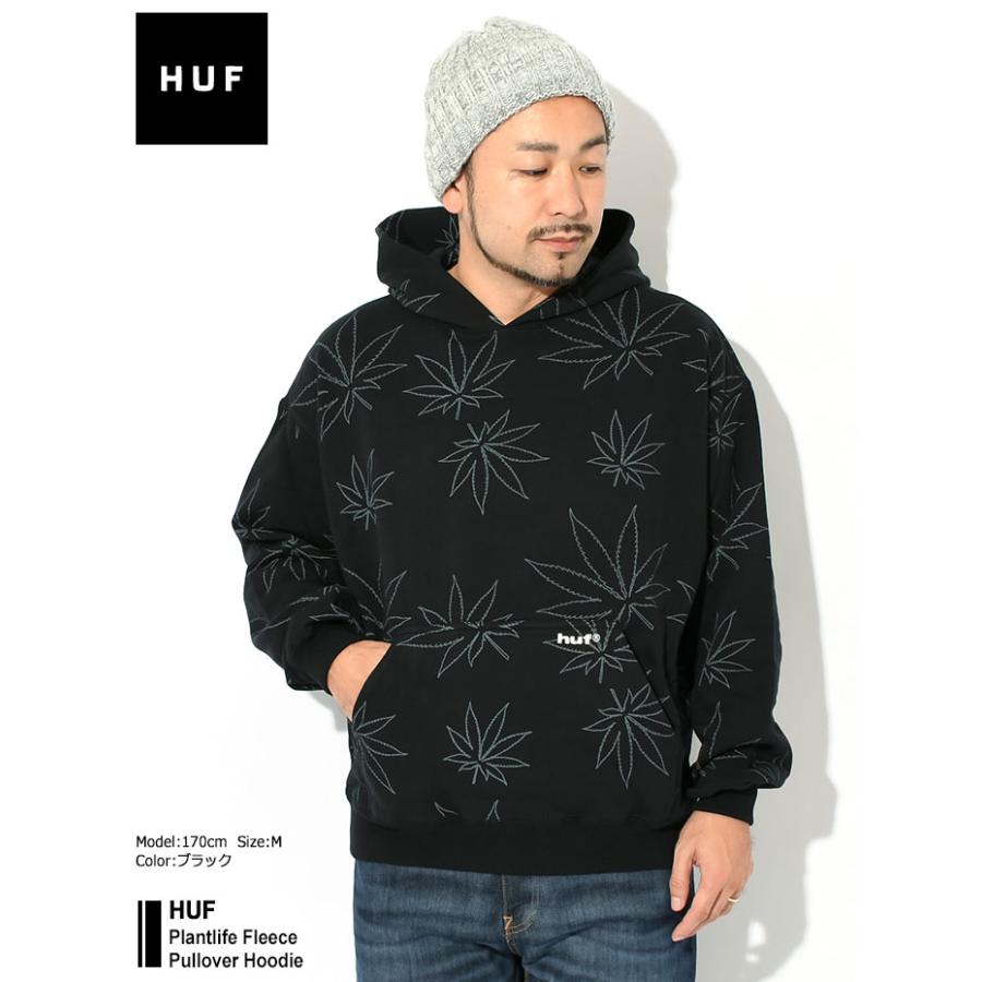 HUF（ハフ） パーカー プルオーバー メンズ プラントライフ フリース