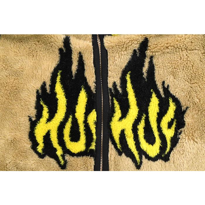 ハフ ジャケット HUF メンズ フレイミン ジップ シェルパ フリース
