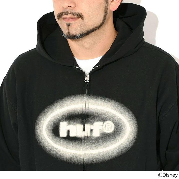 HUF（ハフ） パーカー ジップアップ メンズ ディズニー ミッキーマウス
