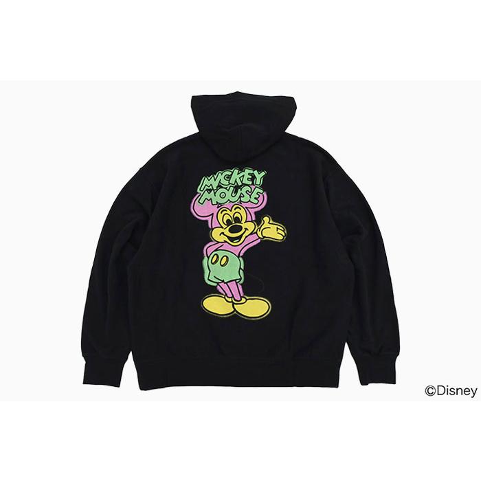 HUF（ハフ） パーカー ジップアップ メンズ ディズニー ミッキーマウス