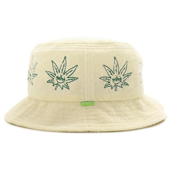 HUF（ハフ） ハット メンズ グリーン バディ テリー クロス バケット
