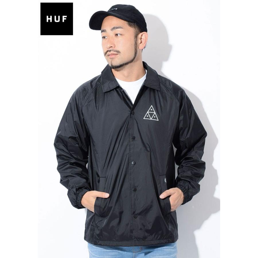 ハフ ジャケット HUF メンズ エッセンシャルズ トリプル トライアングル コーチジャケット(Essentials Triple Triangle Coaches JKT JK00116)｜icefield｜03