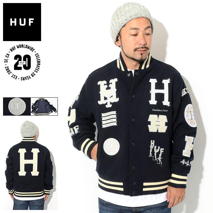 ハフ ジャケット HUF メンズ 20 イヤー クラシック H バーシティー (20