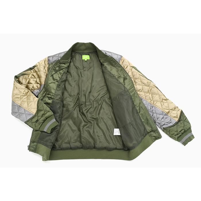 ハフ ジャケット HUF メンズ ライトニング ボンバー ( Lightning Bomber JKT キルティングジャケット JACKET アウター ブルゾン JK00371 )|icefield|15