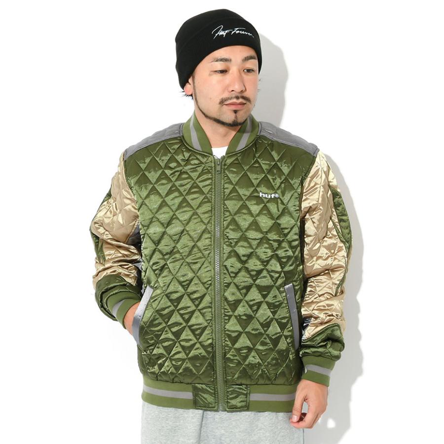 ハフ ジャケット HUF メンズ ライトニング ボンバー ( Lightning Bomber JKT キルティングジャケット JACKET アウター ブルゾン JK00371 )|icefield|03