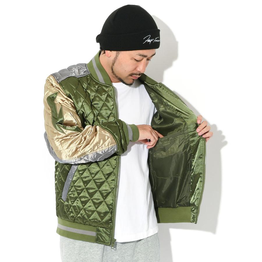 ハフ ジャケット HUF メンズ ライトニング ボンバー ( Lightning Bomber JKT キルティングジャケット JACKET アウター ブルゾン JK00371 )|icefield|06