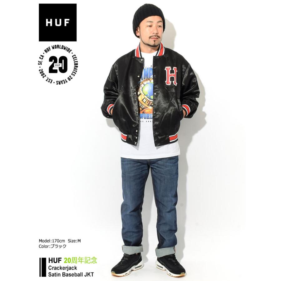 HUF ハフ ジャケット メンズ クラッカージャック サテン ベース HUF ハフ ジャケット メンズ クラッカージャック サテン ベース