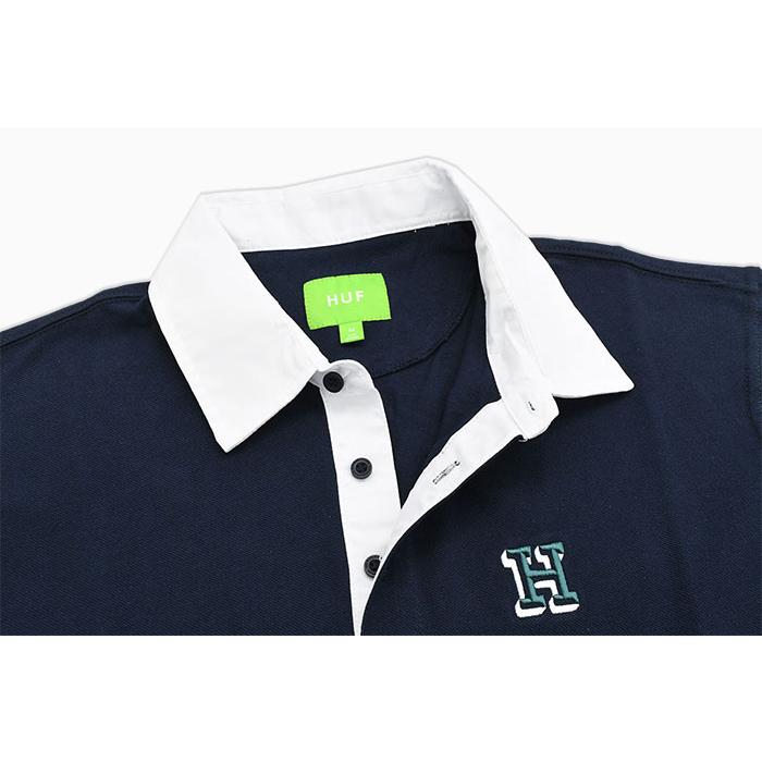 HUF（ハフ） ポロシャツ 長袖 メンズ ロングデン ( HUF Longden L/S