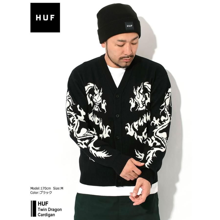 HUF ハフ カーディガン メンズ ツイン ドラゴン ( Twin Dragon HUF ハフ カーディガン メンズ ツイン ドラゴン ( Twin Dragon