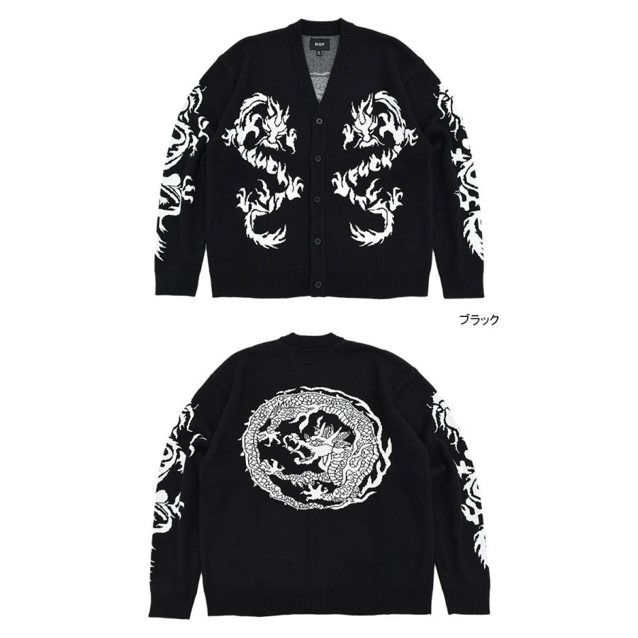 HUF ハフ カーディガン メンズ ツイン ドラゴン ( Twin Dragon HUF ハフ カーディガン メンズ ツイン ドラゴン ( Twin Dragon