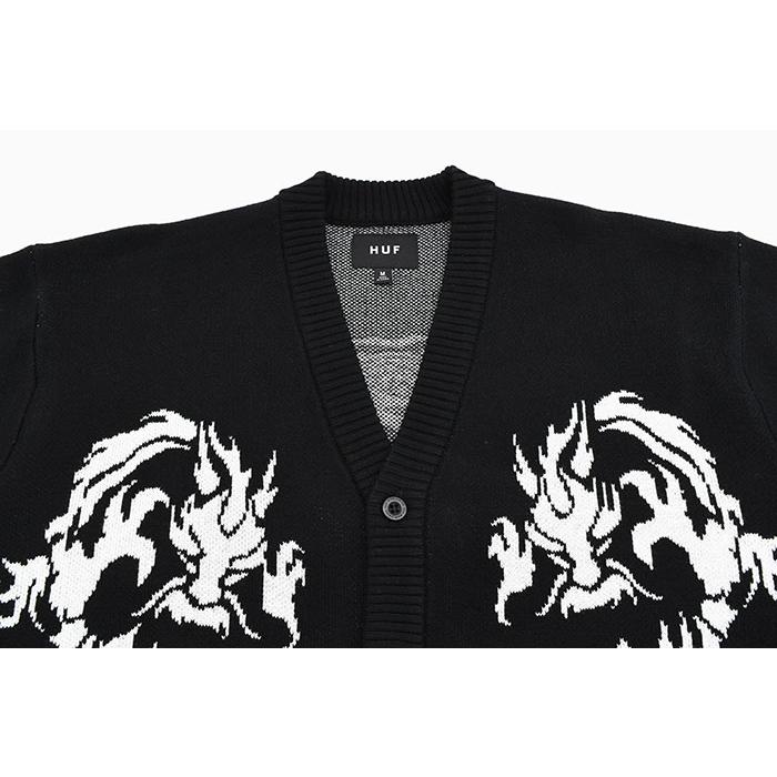 HUF ハフ カーディガン メンズ ツイン ドラゴン ( Twin Dragon HUF ハフ カーディガン メンズ ツイン ドラゴン ( Twin Dragon