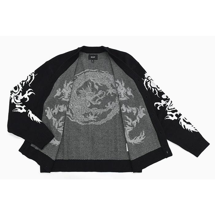 HUF ハフ カーディガン メンズ ツイン ドラゴン ( Twin Dragon HUF ハフ カーディガン メンズ ツイン ドラゴン ( Twin Dragon