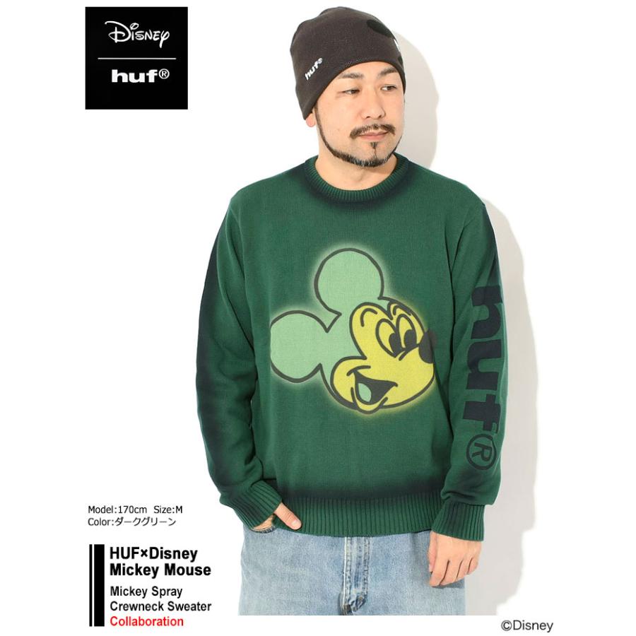 HUF（ハフ） セーター メンズ ディズニー ミッキーマウス ミッキー 