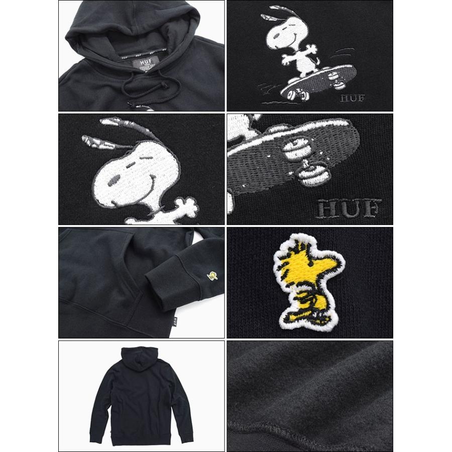 ハフ プルオーバー パーカー HUF メンズ ピーナッツ スヌーピー スケート コラボ(HUF×PEANUTS Snoopy Skates Pullover Hoodie PF00122)｜icefield｜03