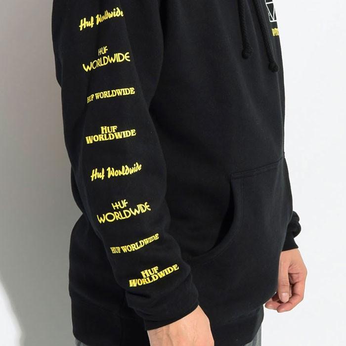 HUF×PULP FICTION コラボ　プルオーバーパーカー　黒　XL 楽天市場】ハフ HUF プルオーバー パーカー メンズ パルプ