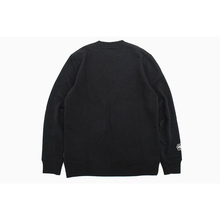 fcrb haze スウェット　ブラック　トレーナー HUF（ハフ） トレーナー メンズ ヘイズ ハンドスタイル 1 クルーネック