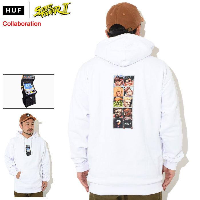 HUF ハフ プルオーバー パーカー メンズ ストリートファイター2 HUF ハフ プルオーバー パーカー メンズ ストリートファイター2