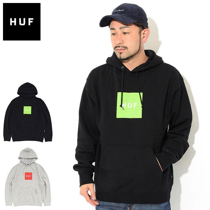 【即発送】HUF パーカー PF00465 ESSENTIAL BOX LOGO P/O 裏起毛 即発送】HUF パーカー PF00465 ESSENTIAL BOX LOGO P/O 裏起毛