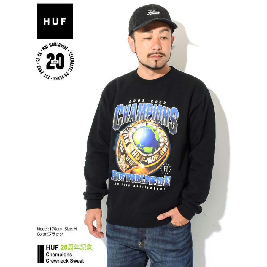 HUF ハフ トレーナー メンズ チャンピオンズ クルーネック HUF ハフ トレーナー メンズ チャンピオンズ クルーネック
