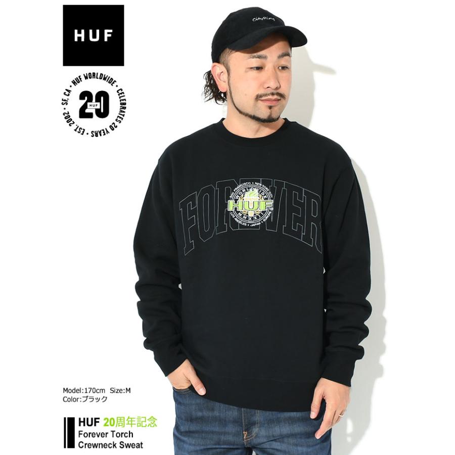 HUF（ハフ） トレーナー メンズ フォーエバー トーチ クルーネック 