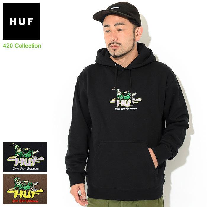 HUF ハフ パーカー プルオーバー メンズ グラスホッパー