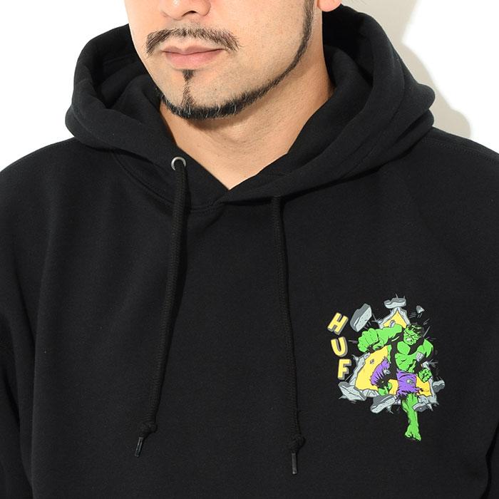 HUF（ハフ） パーカー プルオーバー メンズ マーベル ハルク TT コラボ