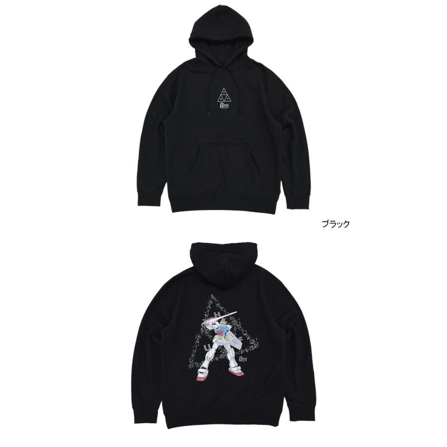 HUF ハフ パーカー プルオーバー メンズ ガンダム TT コラボ