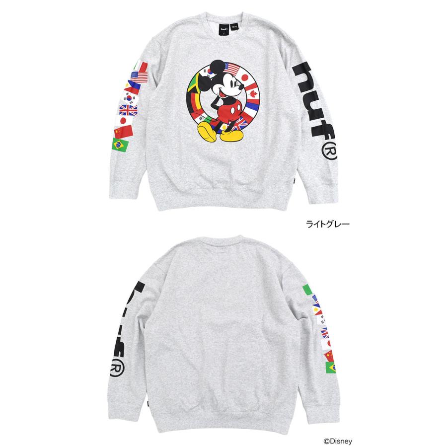 HUF（ハフ） トレーナー メンズ ディズニー ミッキーマウス ワールド