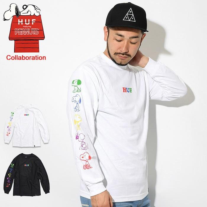 ハフ Tシャツ 長袖 HUF メンズ ピーナッツ スヌーピー イヤー コラボ(HUF×PEANUTS Snoopy Years L/S Tee カットソー 男性用 TS00642)｜icefield