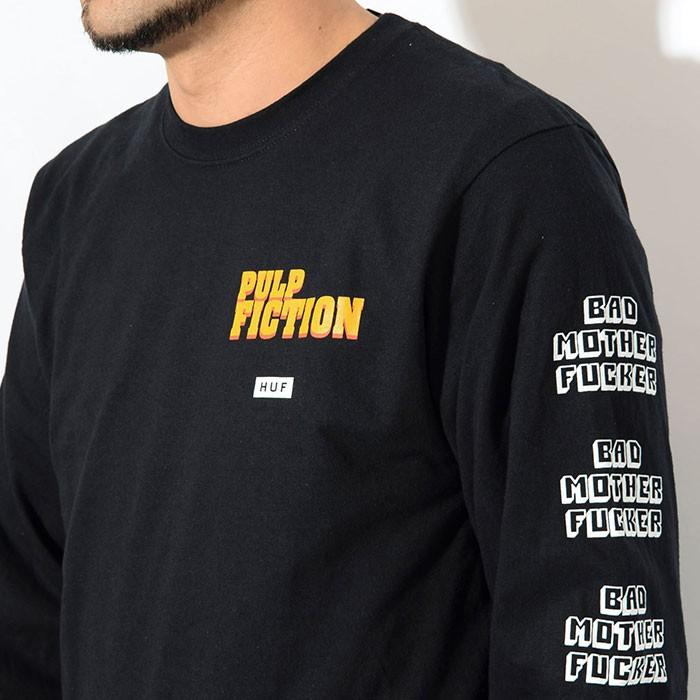 HUF ハフ Tシャツ 長袖 メンズ パルプ フィクション バッド