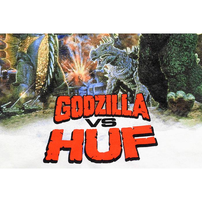 関税送料込♪HUF/GODZILLA Destroy All Monsters SS TEE HUF x Godzilla Destroy All Monsters SS Tee - White
