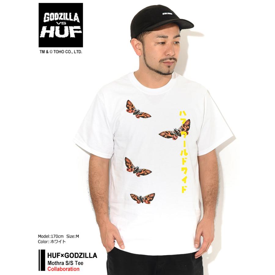 ハフ Tシャツ 半袖 Huf メンズ ゴジラ モスラ コラボ Godzilla Mothra S S Tee Godzilla Vs Huf カットソー トップス 男性用 Ts Ice Field 通販 Paypayモール